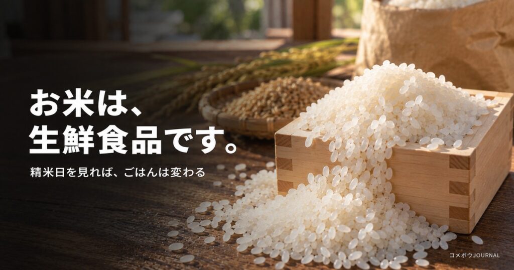 精米日・お米の鮮度 アイキャッチ